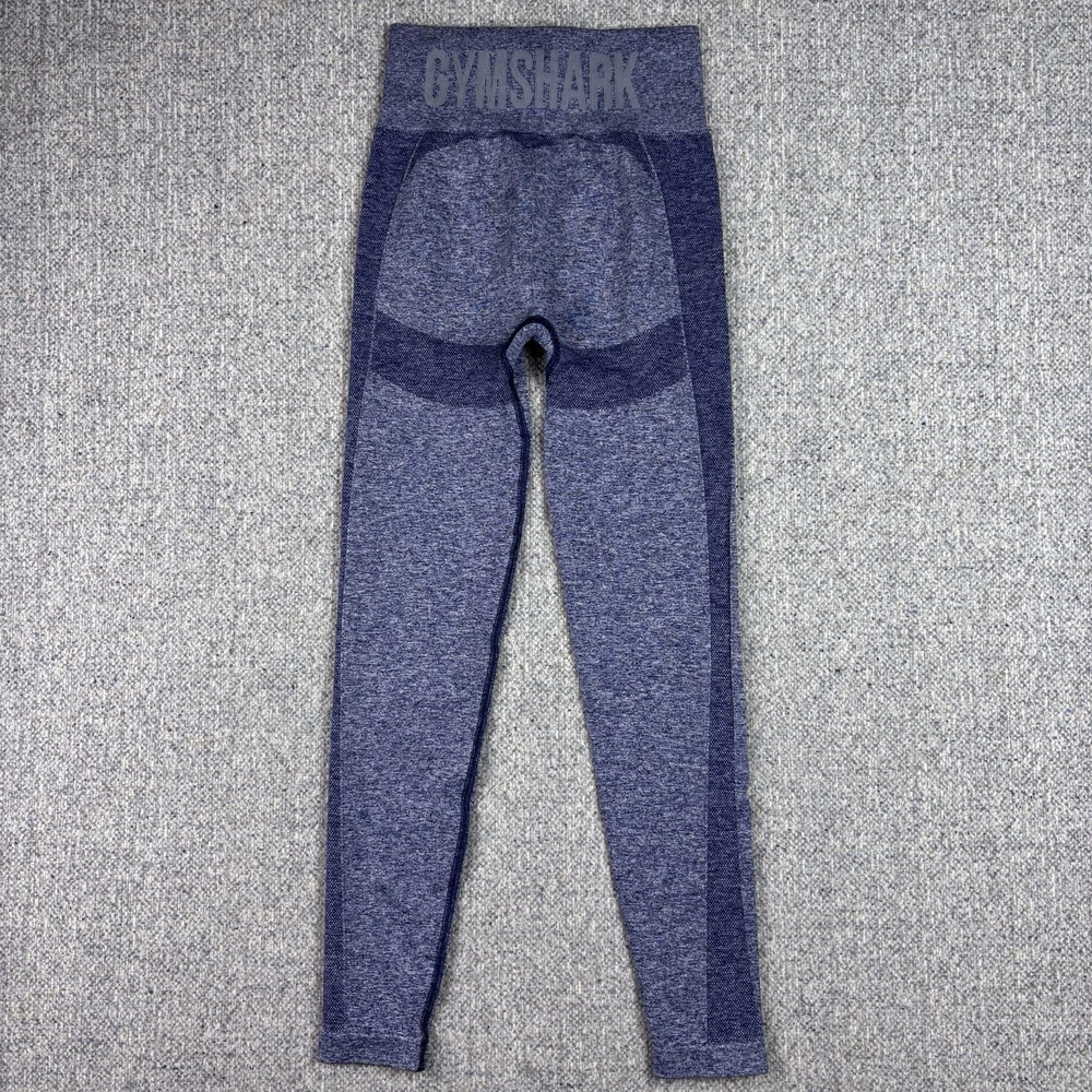 GYMSHARK Flex High Waisted Blue Leggings Workout Comfort Women's S